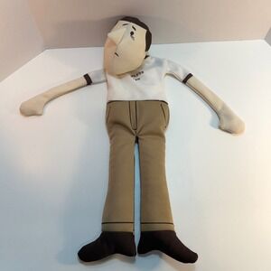 Copeless Concepts Ltd Plush Doll Sad Face‎ "U" Shirt Bean Bag 1979 Collectible